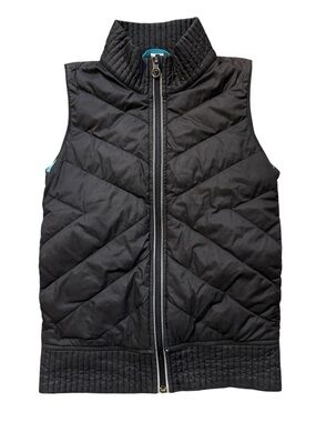 IVIVVA | Girls’ Lighweight Sport Puff Vest in Dark Gray and Light Blue